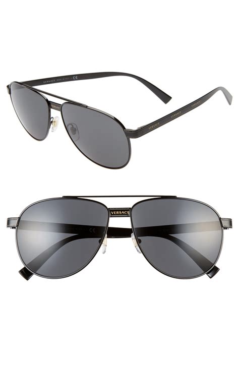 Men's Versace Aviator Sunglasses 